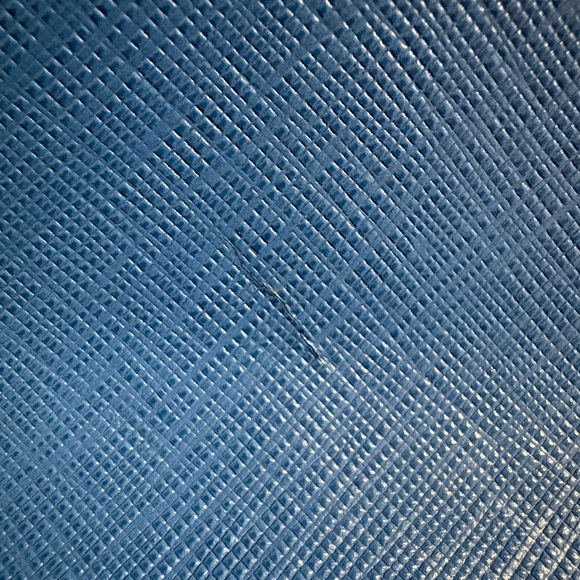 Salvatore Ferragamo Blue Leather Vara Bow Chain Shoulder Bag - Picture 12 of 14